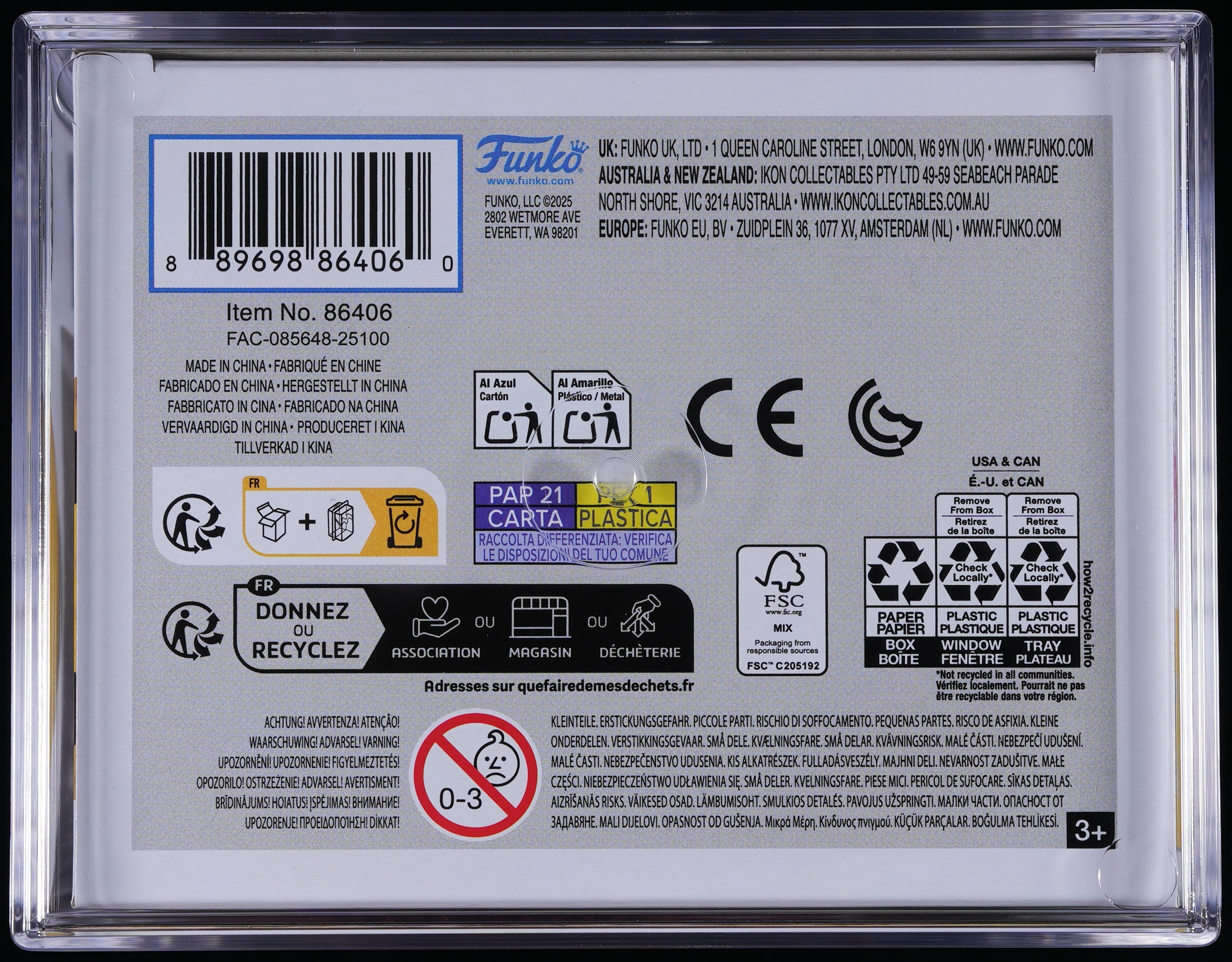 Funko Pop! PSA Graded The Simpsons: Homer Simpson PSA Graded 9 MINT Vinyl Figure #1737 Cert #02210563