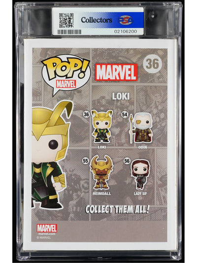 Funko Pop! Marvel Loki: Loki PSA Graded Vinyl Figure #36 Cert #02106200