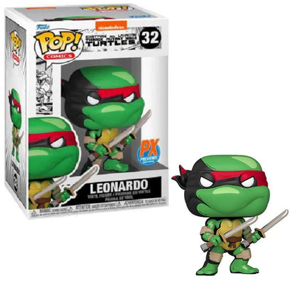 Funko Pop! Teenage Mutant Ninja Turtles: Comic Leonardo (PX) #32 Vinyl Figure