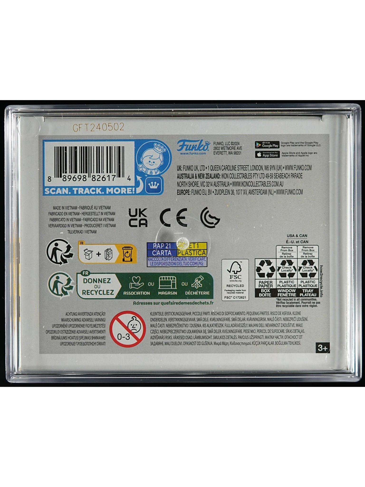 Funko Pop! Sonic the Hedgehog: Tails PSA Graded Vinyl Figure #978 Cert #01005872