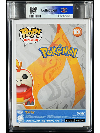 Funko Pop! Pokemon: Fuecoco PSA Graded Vinyl Figure #1030 Cert #02305613