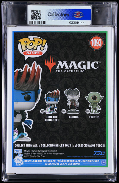 Funko Pop! PSA Graded Magic The Gathering: Oko The Trickster PSA Graded 8.5 NM-MT+ Vinyl Figure #1093 Cert #02309144