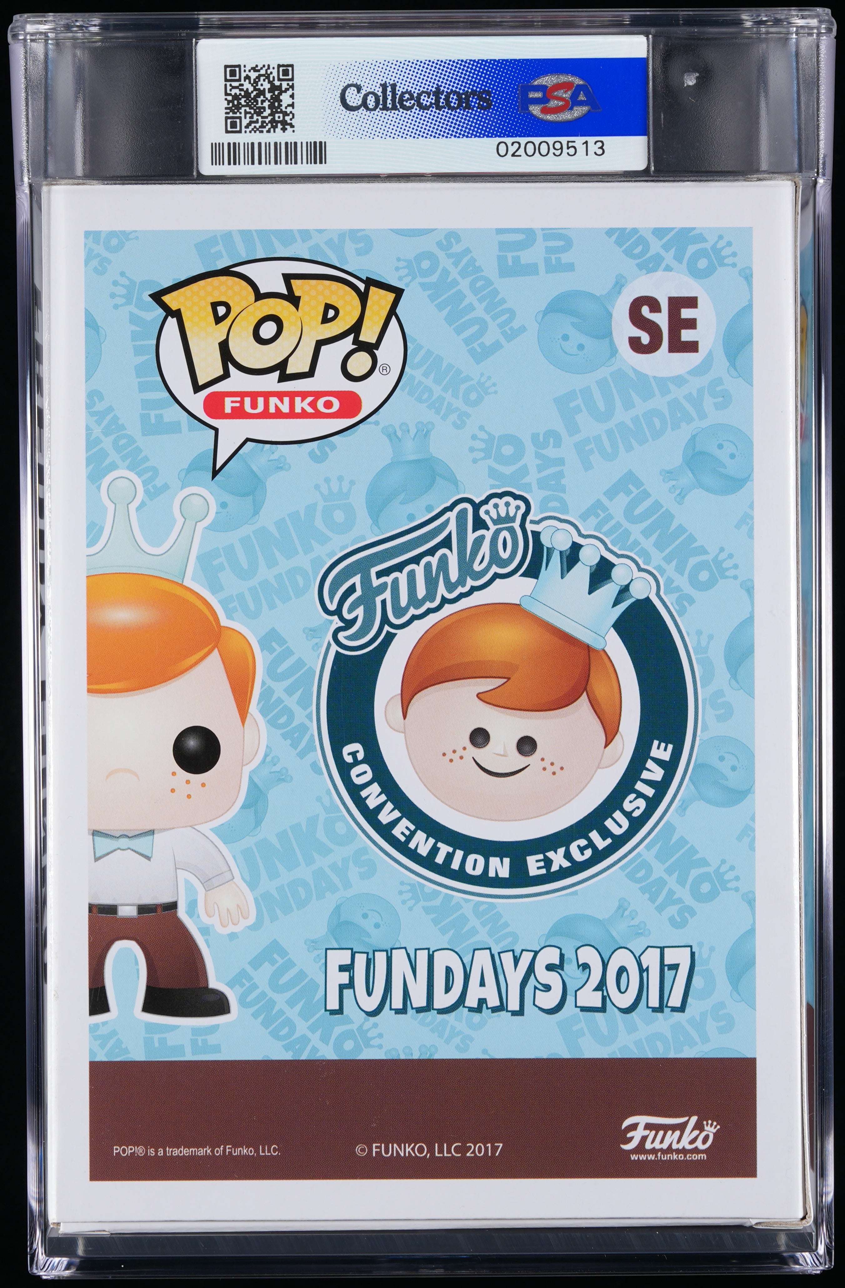 Funko Pop! PSA Graded Funko: Freddy as Blue Ranger PSA Graded 8.5 NM-MT+ Vinyl Figure #SE Cert #02009513