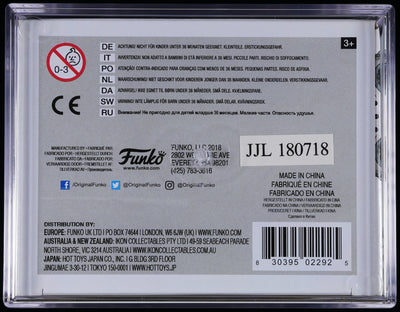 Funko Pop! PSA Graded Friday the 13th: Jason Voorhees (Teal GITD Chase) PSA Graded 9 MINT Vinyl Figure #01 Cert #02210556