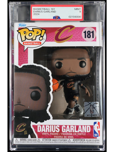 Funko Pop! NBA Cleveland Cavaliers: Darius Garland PSA Graded Vinyl Figure #181 Cert #02104000