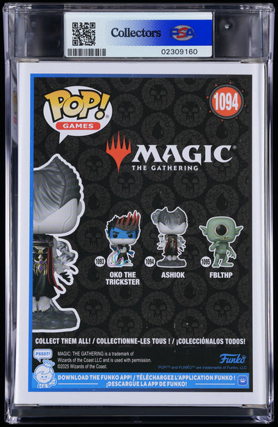 Funko Pop! PSA Graded Magic The Gathering: Ashiok PSA Graded 8.5 NM-MT+ Vinyl Figure #1094 Cert #02309160