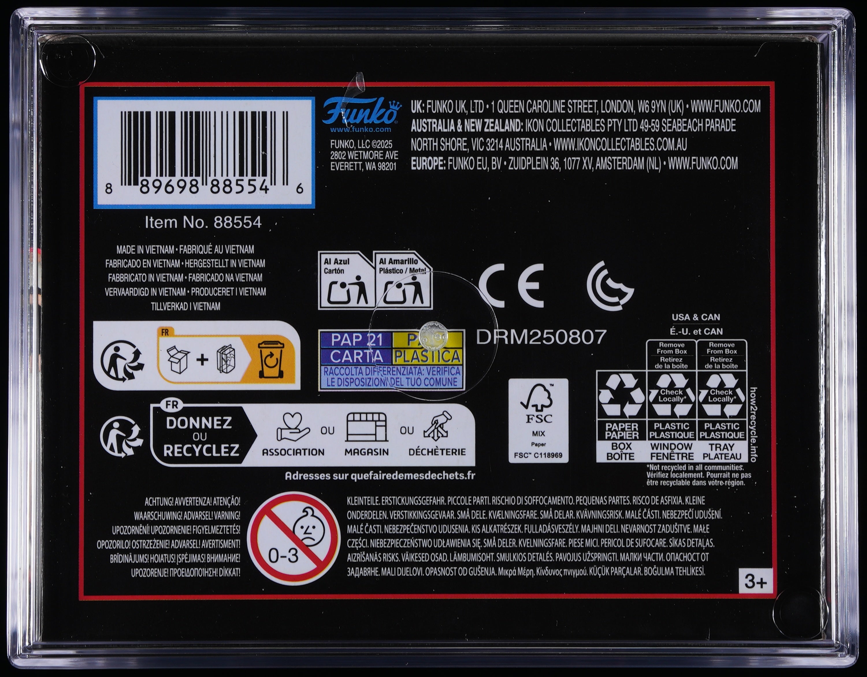 Funko Pop! PSA Graded Friday the 13th: Jason PSA Graded 8.5 NM-MT+ Vinyl Figure #1964 Cert #02211335