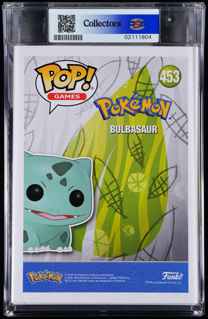 Funko Pop! PSA Graded Pokemon: Bulbasaur PSA Graded 9 MINT Vinyl Figure #453 Cert #02111804