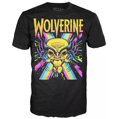 Funko POP! Multi-Pack Marvel: Black Light Wolverine & Medium T-Shirt 2-Pack (Target Exclusive) Vinyl Figure #802