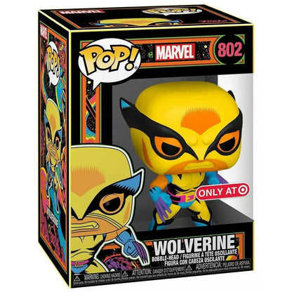 Funko POP! Multi-Pack Marvel: Black Light Wolverine & Medium T-Shirt 2-Pack (Target Exclusive) Vinyl Figure #802