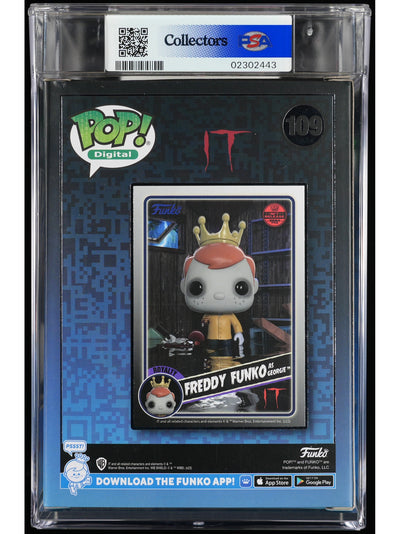 Funko Pop! Freddy Funko: Freddy as Georgie PSA Graded Vinyl Figure #109 Cert #02302443