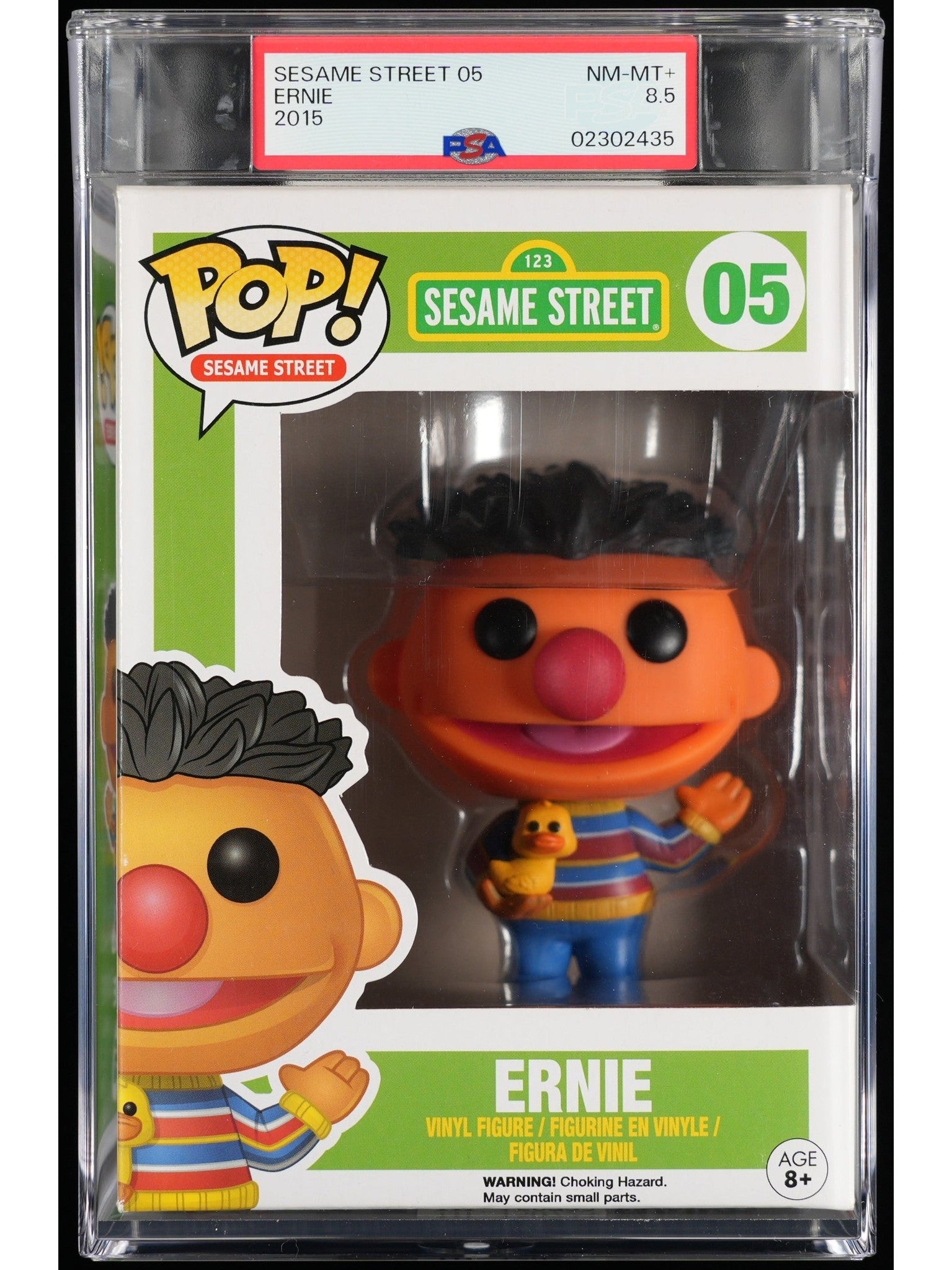 Funko Pop! Sesame Street: Ernie PSA Graded Vinyl Figure #05
