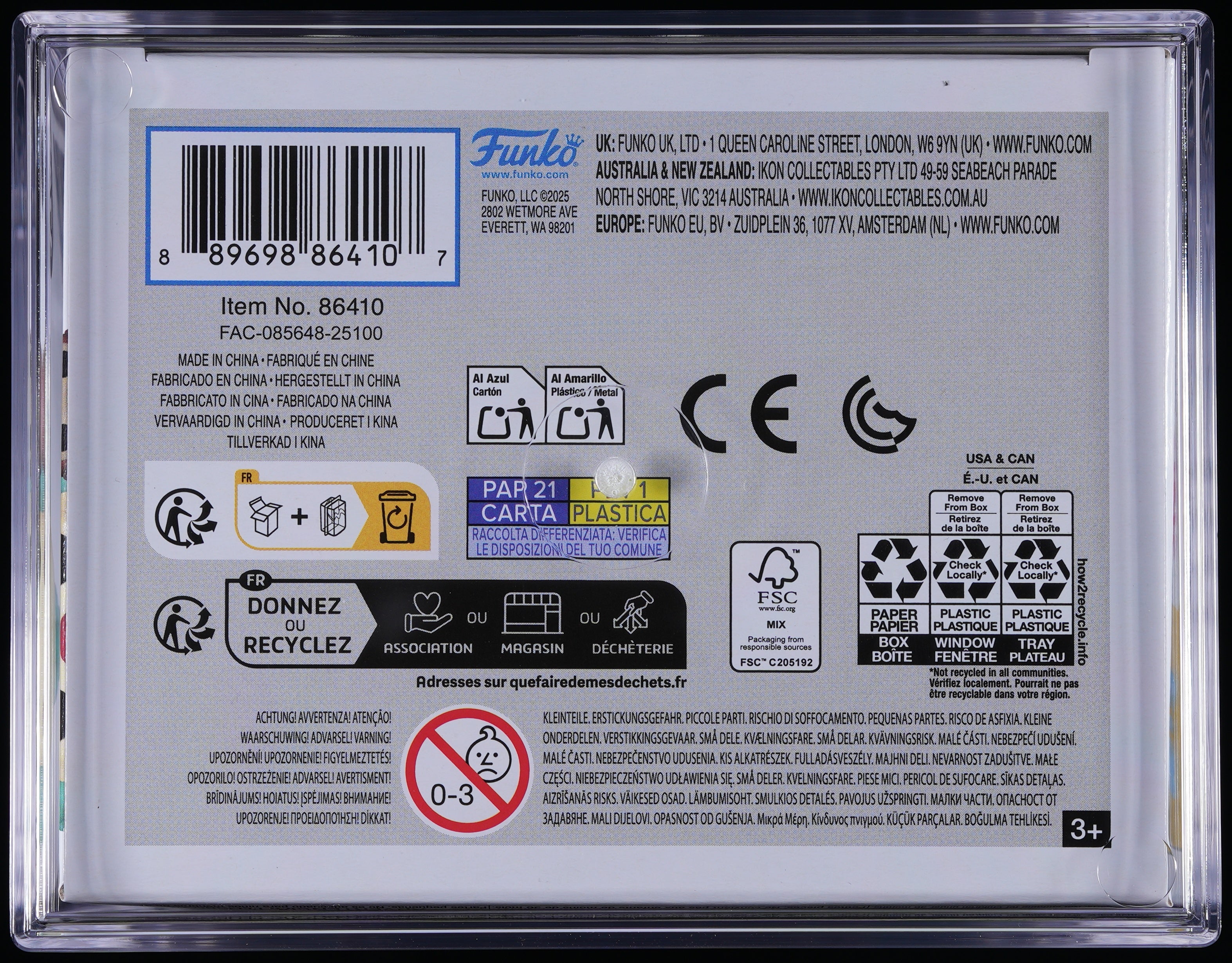 Funko Pop! PSA Graded The Simpsons: Krusty with Mr. Teeny PSA Graded 9 MINT Vinyl Figure #1741 Cert #01010003