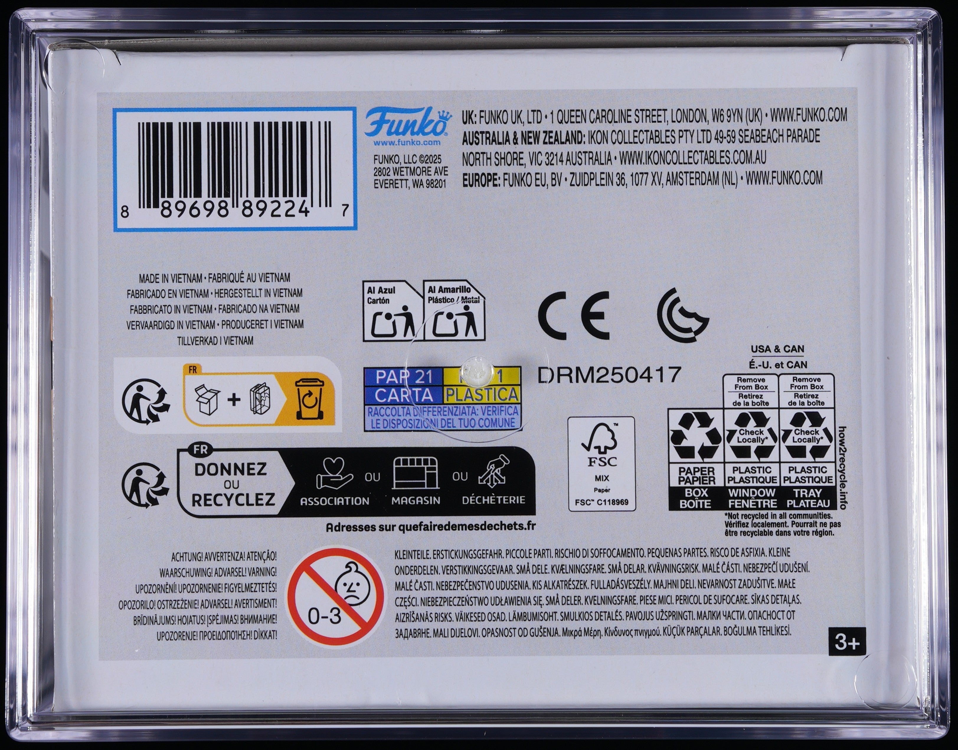 Funko Pop! PSA Graded Teenage Mutant Ninja Turtles: Freddy as Leonardo (2025 Fundays) PSA Graded 8.5 NM-MT+ Vinyl Figure #SE Cert #02308501