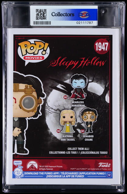 Funko Pop! PSA Graded Sleepy Hollow: Ichabod Crane PSA Graded 10 GEM MINT Vinyl Figure #1947 Cert #02111787