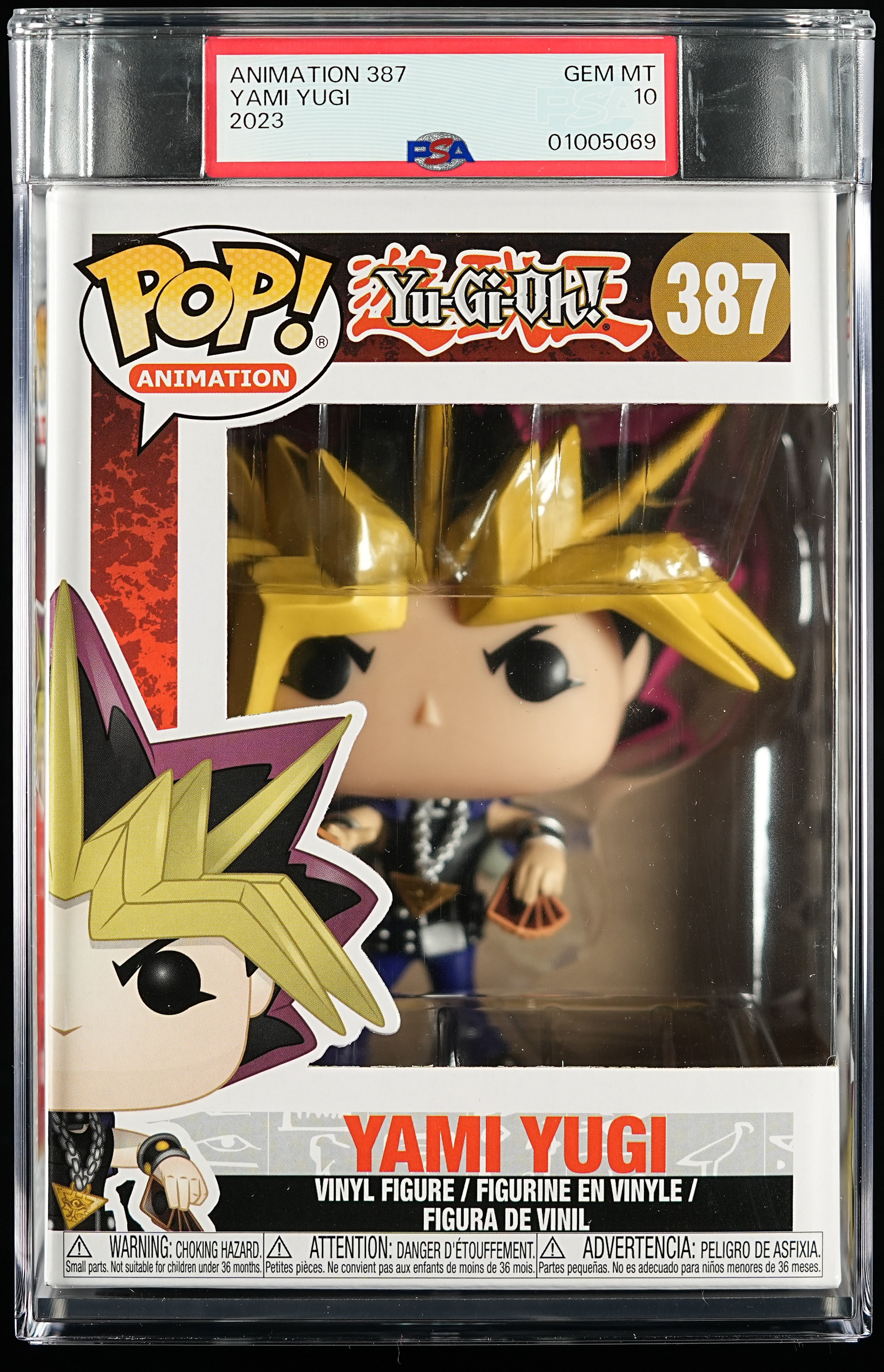 Funko Pop! Yu-Gi-Oh: Yami Yugi PSA Graded Vinyl Figure #387 Cert #01005069