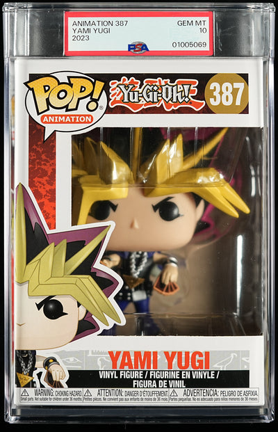 Funko Pop! Yu-Gi-Oh: Yami Yugi PSA Graded Vinyl Figure #387 Cert #01005069