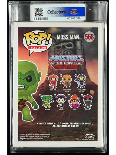 Funko Pop! Masters of the Universe: Moss Man PSA Graded Vinyl Figure #568 Cert #02305589