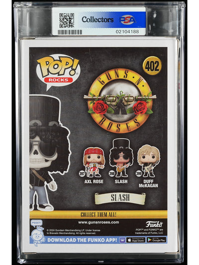 Funko Pop! Guns 'N Roses: Slash PSA Graded Vinyl Figure #402 Cert #02104188
