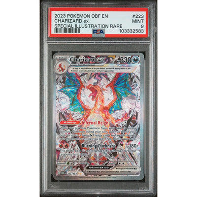 Pokemon: TCG Cards Pokemon Obf En-Obsidian Flames 223 Charizard Ex Special Illustration Rare Card Psa 9 Mint Cert #103332583