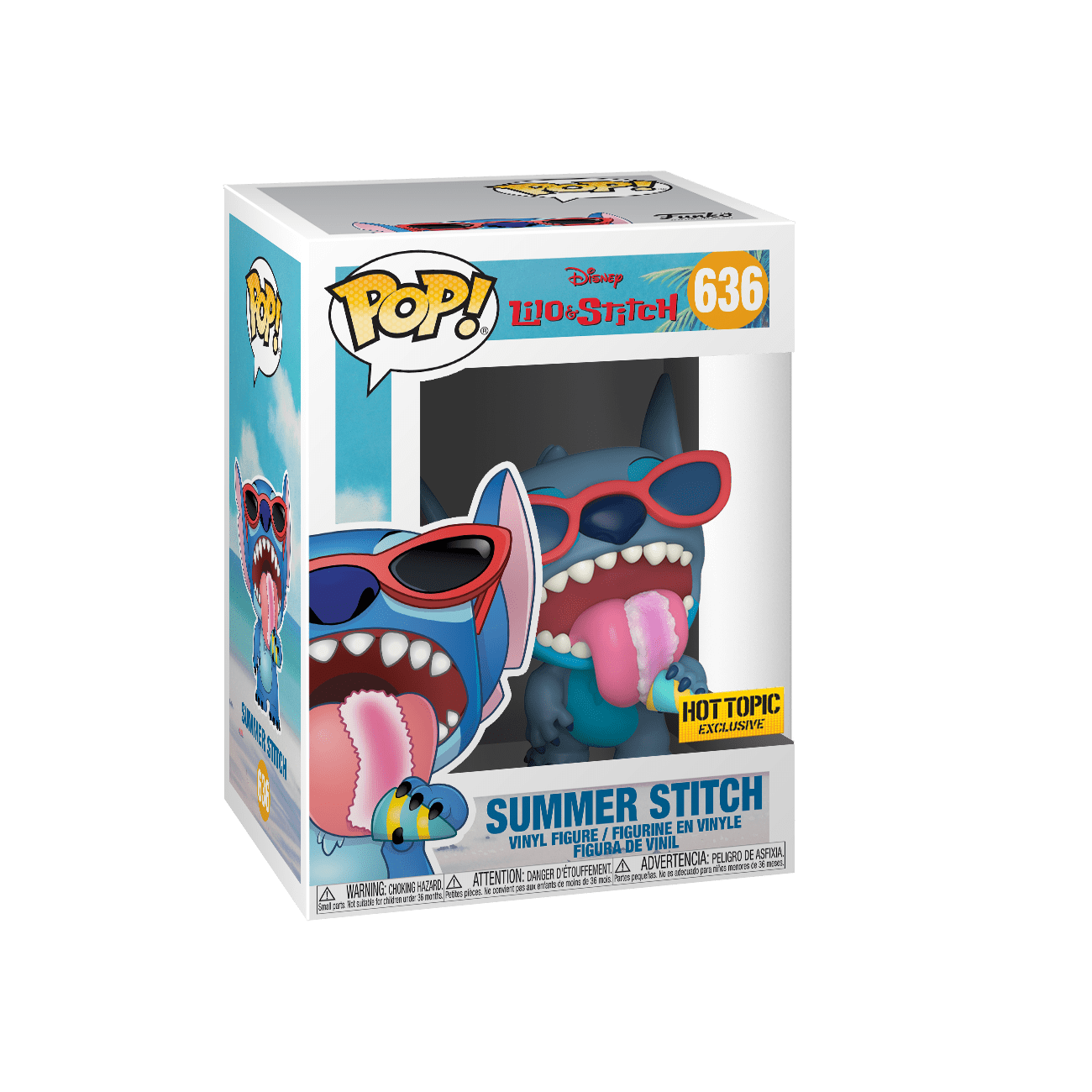 Funko POP! Disney: Lilo & Stitch - Summer Stitch [Scented] #636 Exclusive