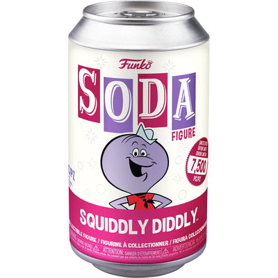 Hanna Barbera Squiddly Diddly Funko Vinyl Soda Pop Can
