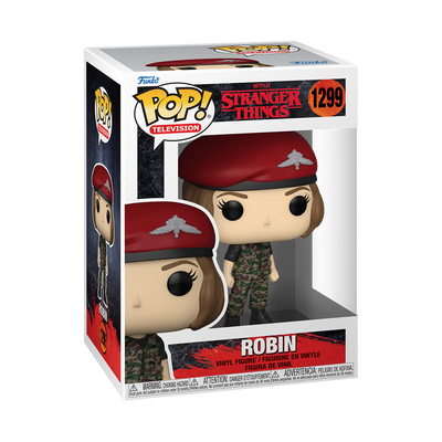 Stranger Things Season 4 Robin in Hunter Outfit Funko Pop Vinyl Figure #1299