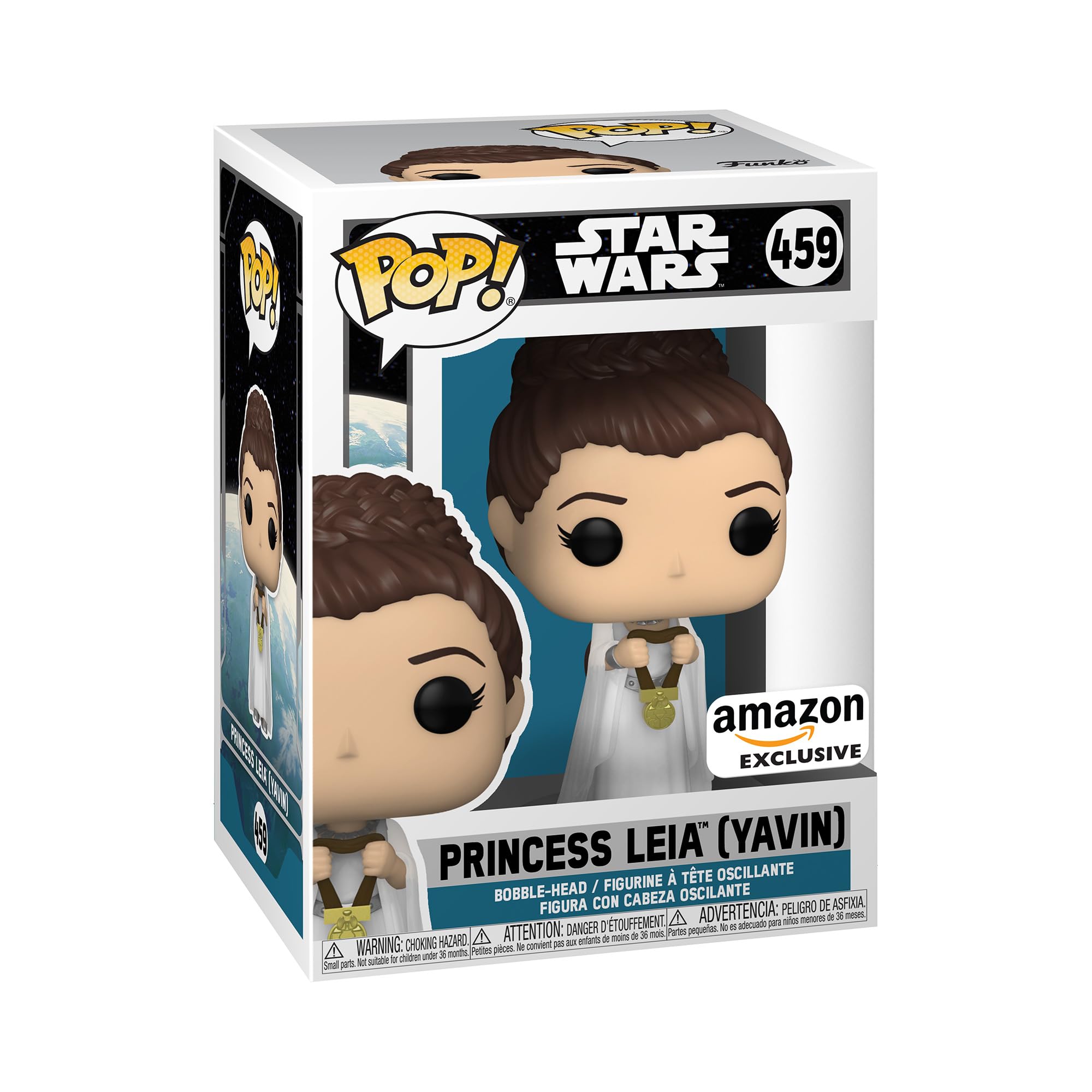 Funko Pop! Star Wars Across The Galaxy: Princess Leia #459 Amazon Exclusive Vinyl Figure