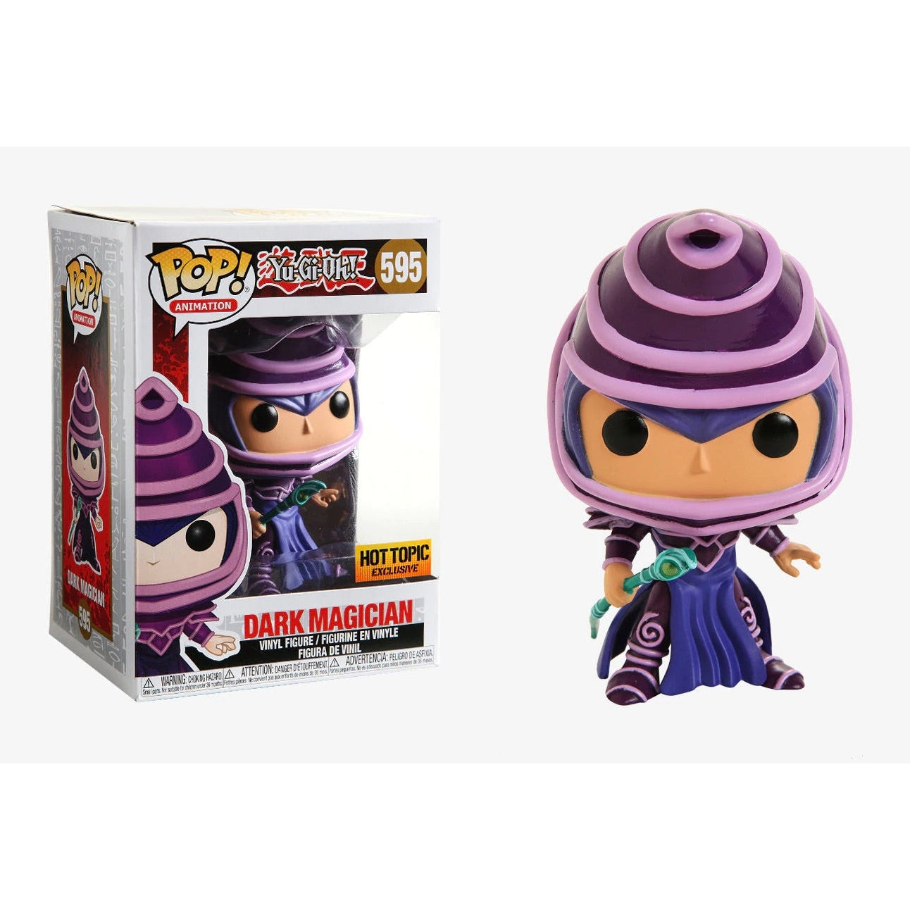 Funko Pop! Yu-Gi-Oh!: Dark Magician (HT) VInyl Figure #595