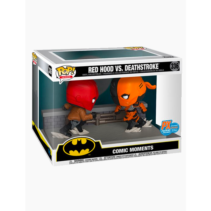 Funko Pop! DC Comics: Red Hood vs. Deathstroke Comic Moment 2-Pack Convention Exclusive
