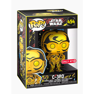 Funko Pop! Star Wars Retro Series C-3PO #454 Exclusive + Protector