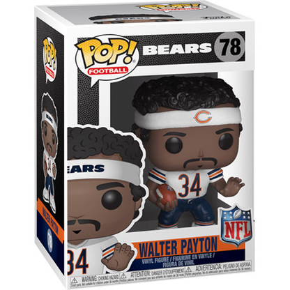 Funko Pop! Football: Bears Walter Payton (White Jersey) Vinyl Figure #78