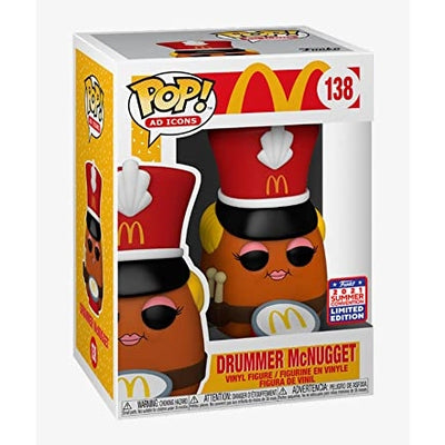 Funko Pop! McDonald's Drummer McNugget 2021 Summer Convention Exclusive Vinyl Figure #138