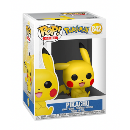 Funko Pop! Pokemon Pikachu Sitting Vinyl Figure #842