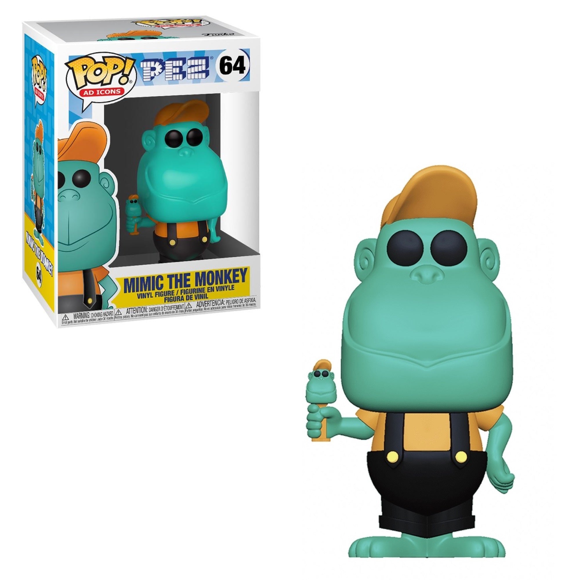 Funko Pop! Pez: Mimic the Monkey Vinyl Figure #64