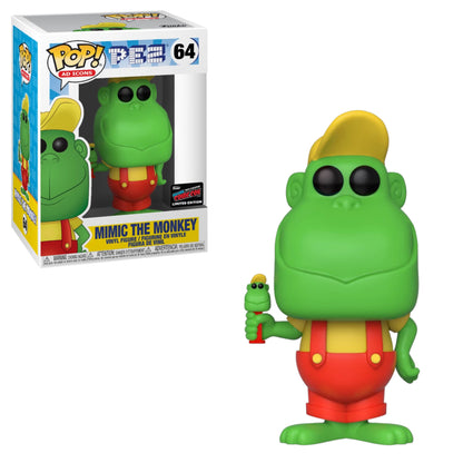 Funko Pop! Pez: Mimic the Monkey (Red Overalls) [NYCC] Vinyl Figure #64