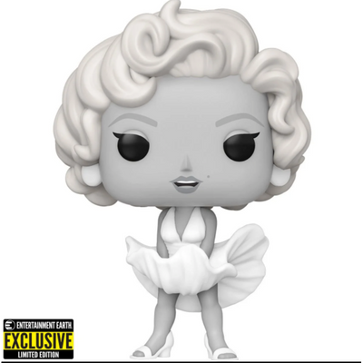Funko Pop! Ad Icons - Marilyn Monroe Black-and-White Exclusive #24 + Protector