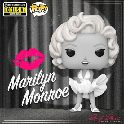 Funko Pop! Ad Icons - Marilyn Monroe Black-and-White Exclusive #24 + Protector