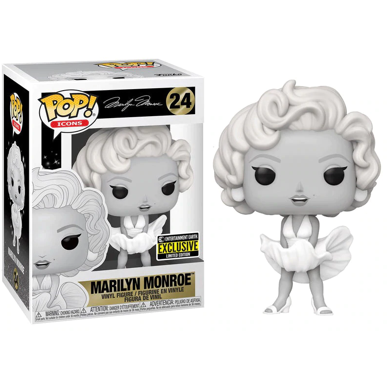 Funko Pop! Ad Icons - Marilyn Monroe Black-and-White Exclusive #24 + Protector