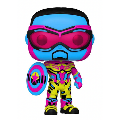 Falcon and Winter Soldier Captain America Blacklight Pop! Exclusive Vinyl Figure #987