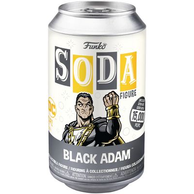 DC Comics Black Adam Funko Vinyl Soda Pop Can