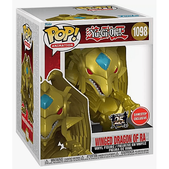 Funko Pop! Deluxe Yu-Gi-Oh!: Winged Dragon Of Ra (Game Stop) VInyl Figure #1098