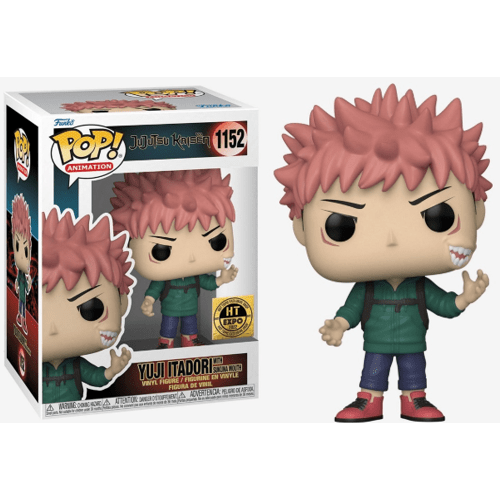 Funko Pop! Jujutsu Kaisen: Yuji Itadori With Sukuna Mouth (HT Expo) VInyl Figure #1152