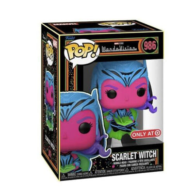 Funko Pop WandaVision Scarlet Witch Blacklight Exclusive Vinyl Figure #986