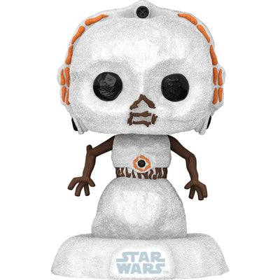 Funko Pop! Star Wars Holiday: Collector Set of 5 Snowman Figures with C-3PO, R2-D2, Boba Fett, Darth Vader, and Stormtrooper