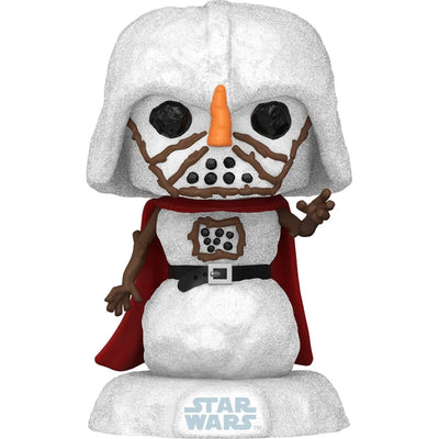 Funko Pop! Star Wars Holiday: Collector Set of 5 Snowman Figures with C-3PO, R2-D2, Boba Fett, Darth Vader, and Stormtrooper
