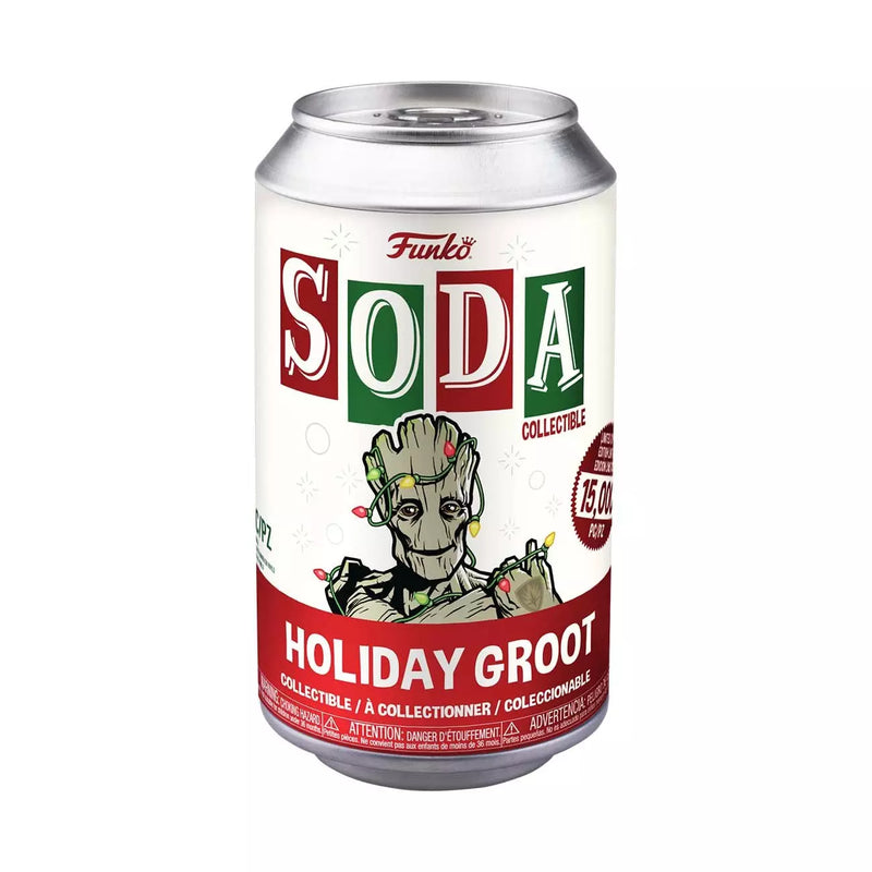 Guardians of the Galaxy Holiday Groot Funko Vinyl Soda Pop Can