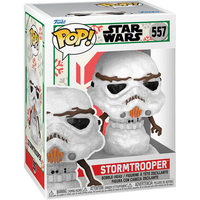 Funko Pop! Star Wars Holiday: Snowman Stormtrooper #557 + Protector